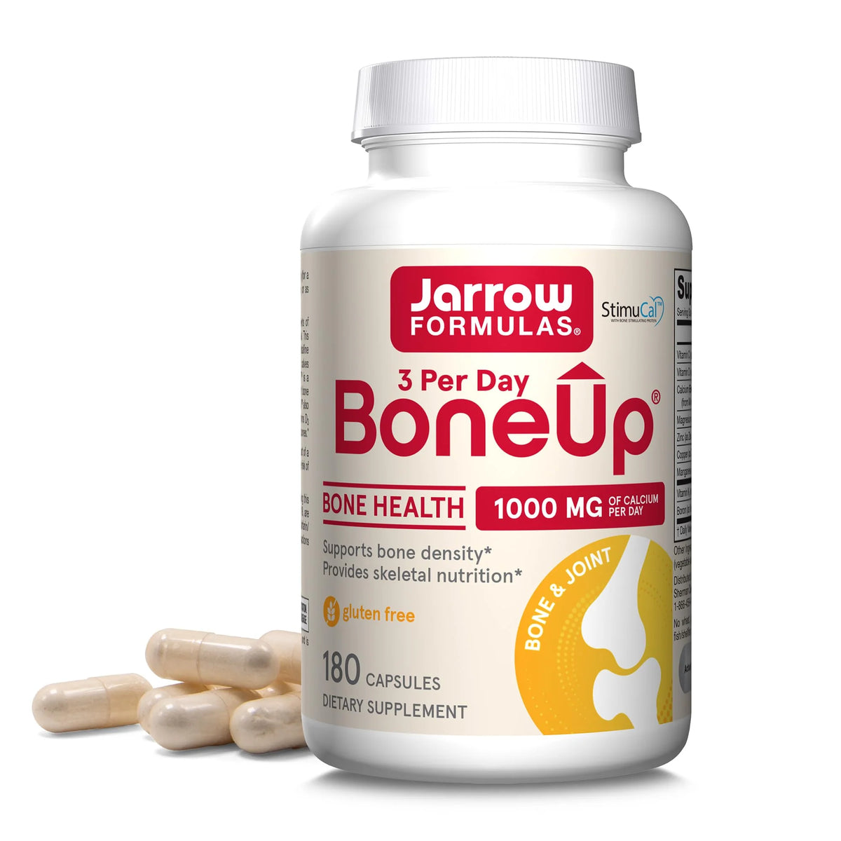 180 Capsules Bone Support Vitamin D3 K2 Calcium H74825