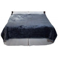 Soft Heavy Thick Plush Mink Blanket, 8 lbs - Grey O2363