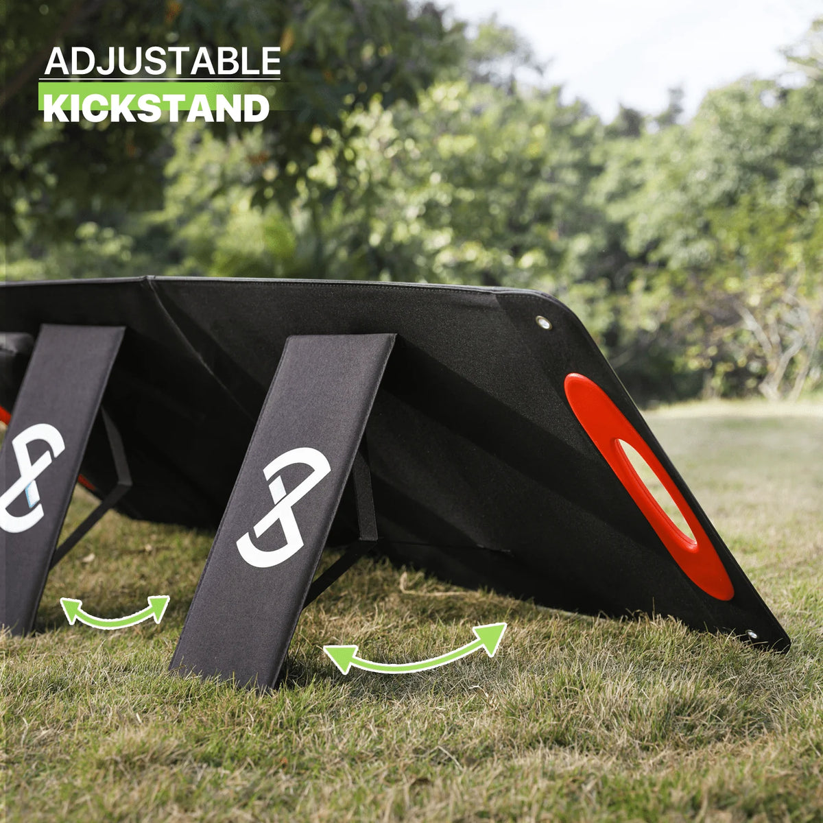 300W Portable Power Station with 100W Foldable Solar Panel, Black X620268