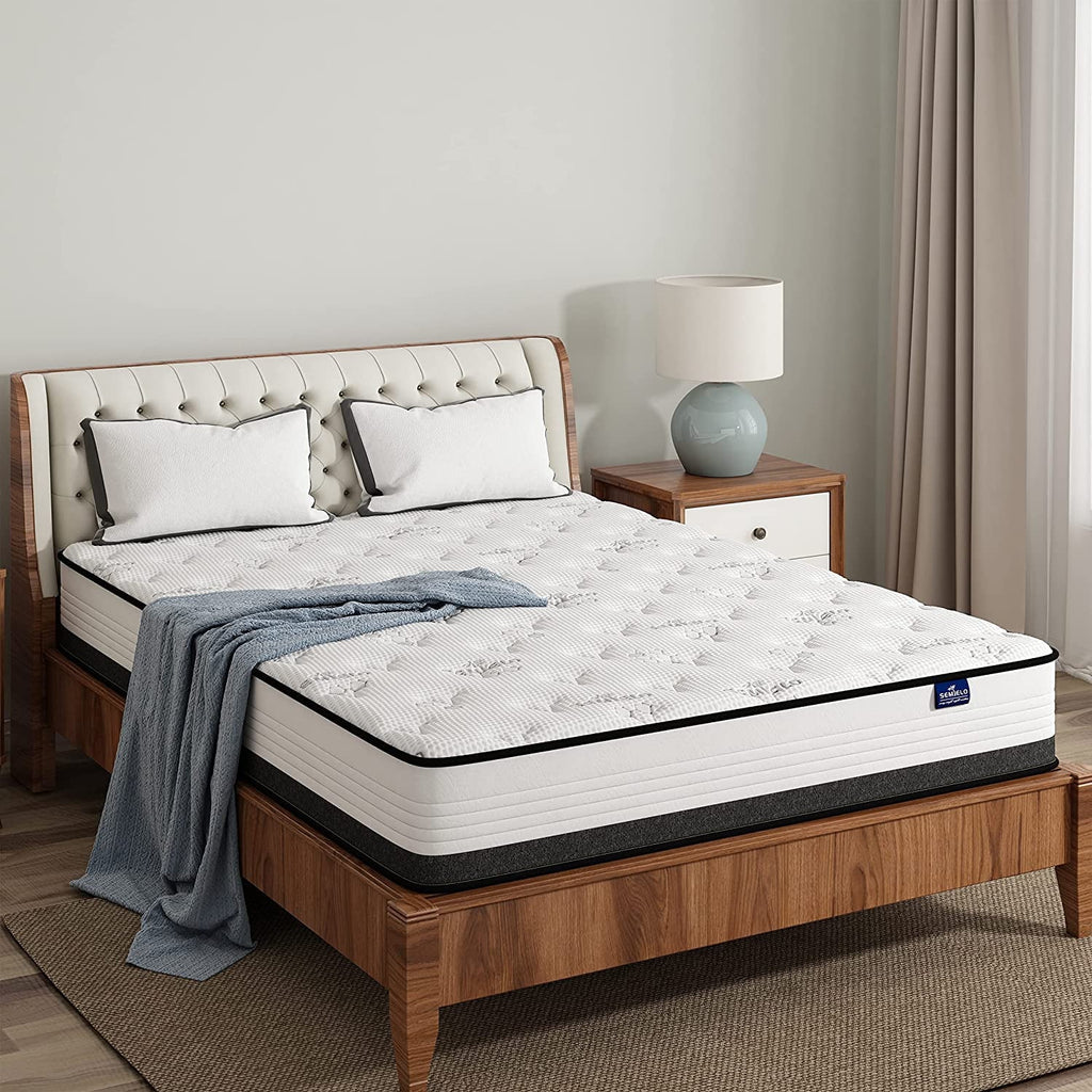 10 Inch Twin Medium Firm Memory Foam Hybrid Mattress X8931