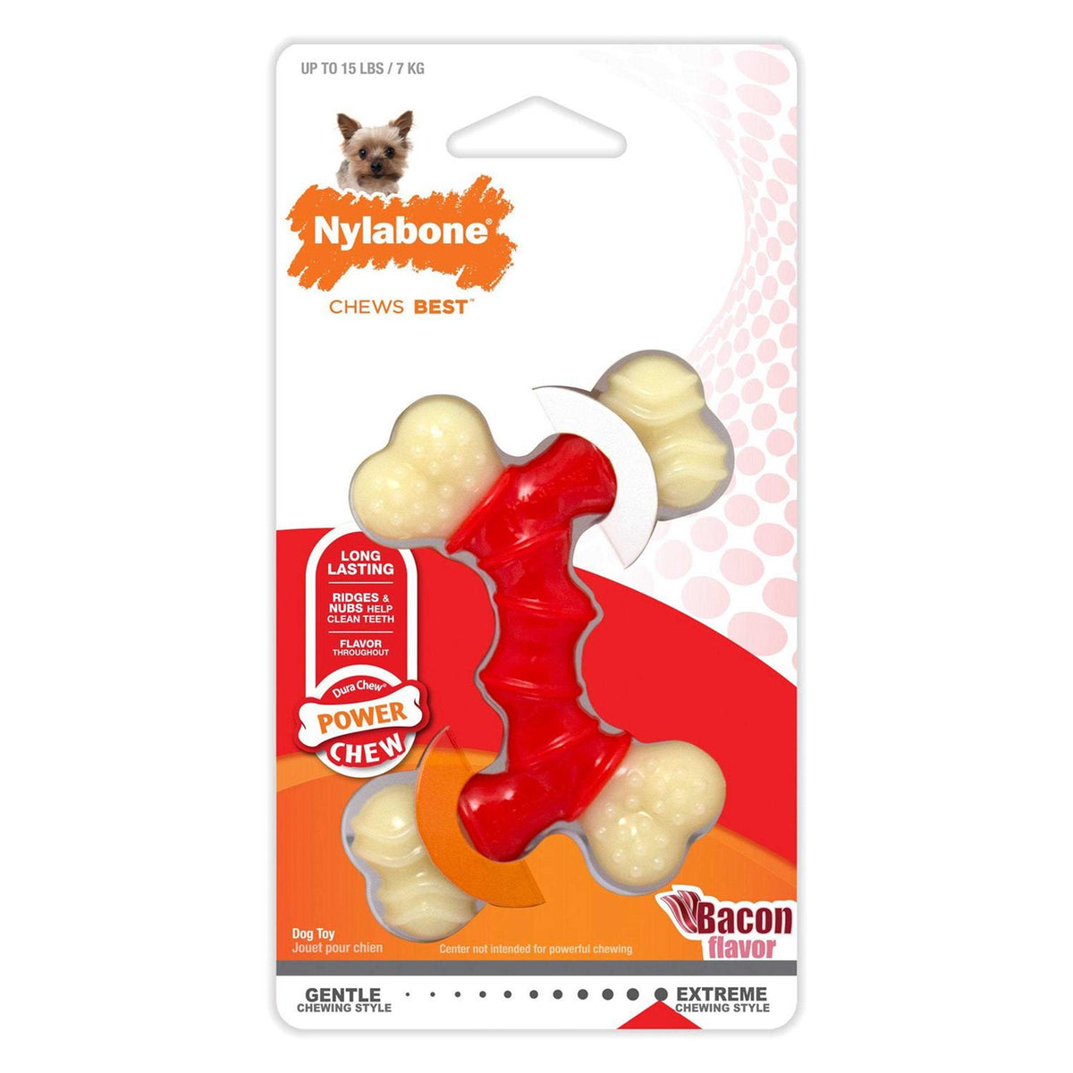 Double Bone Bacon Petite Pet Chew W56785