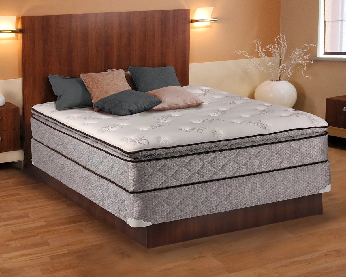 King Size Pillowtop Mattress and Box Spring Set S869