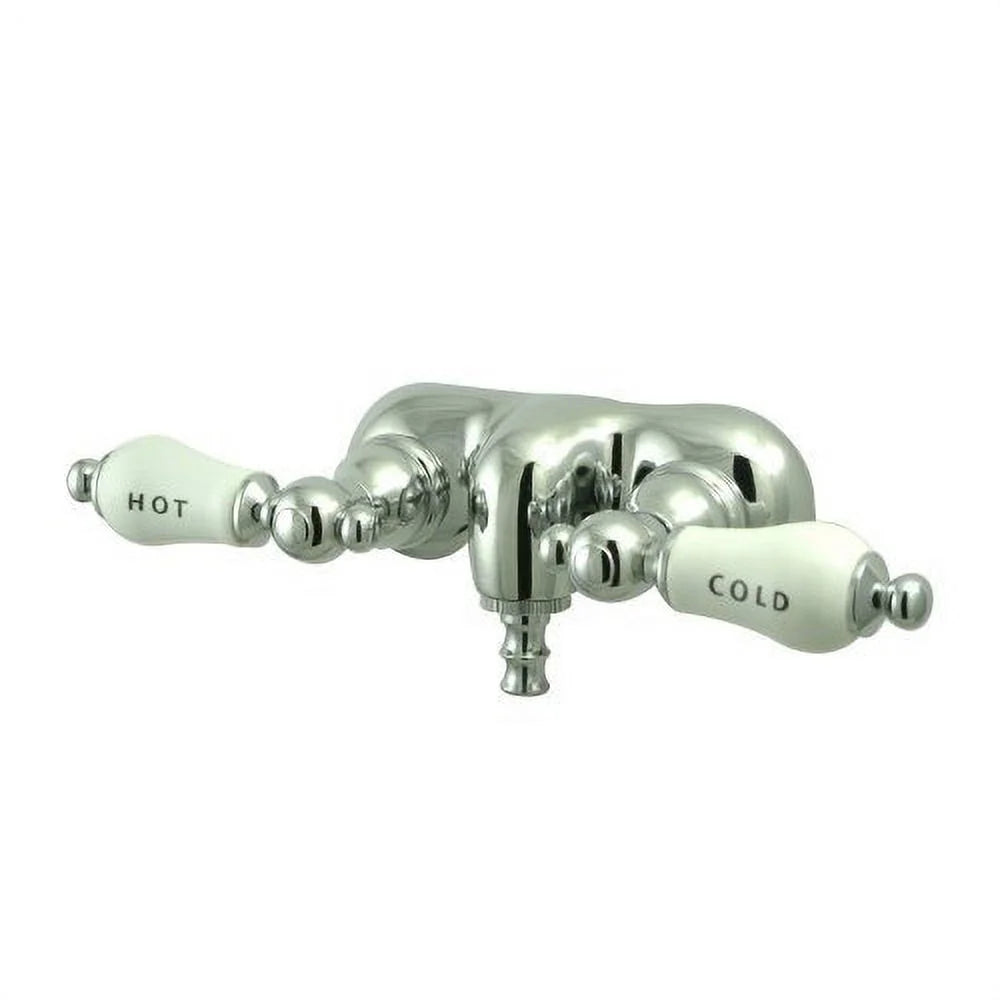 Double Handle Wall Mount Clawfoot Tub Faucet Trim T98005