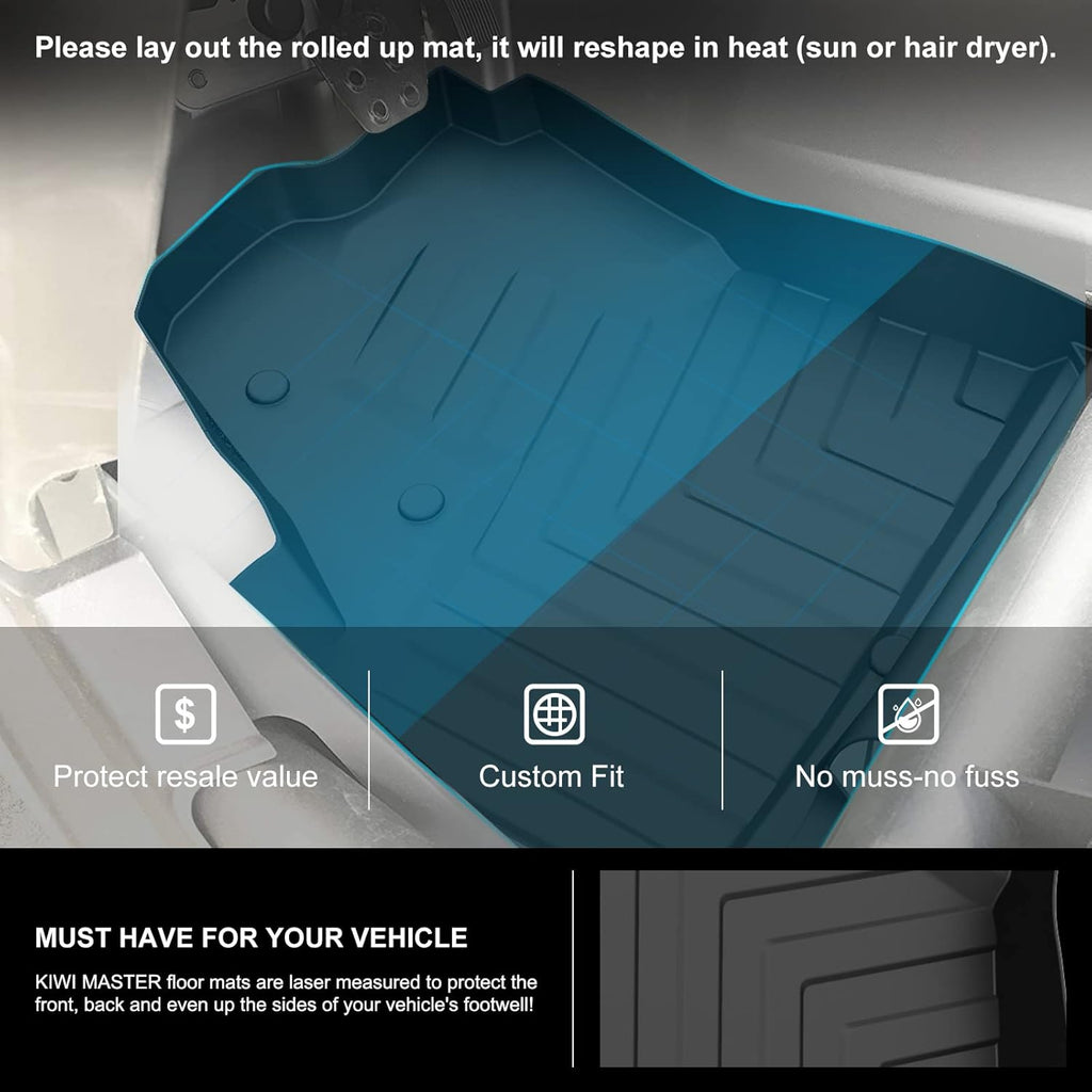 All Weather TPE Floor Mats Black S9078