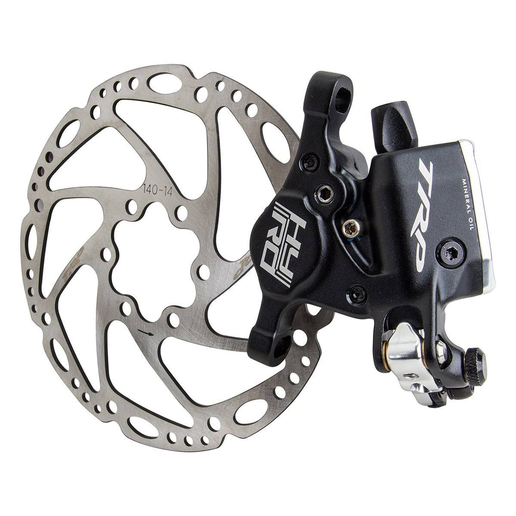 Cable-Actuated Hydraulic Disc Brake Black 140 mm O2158