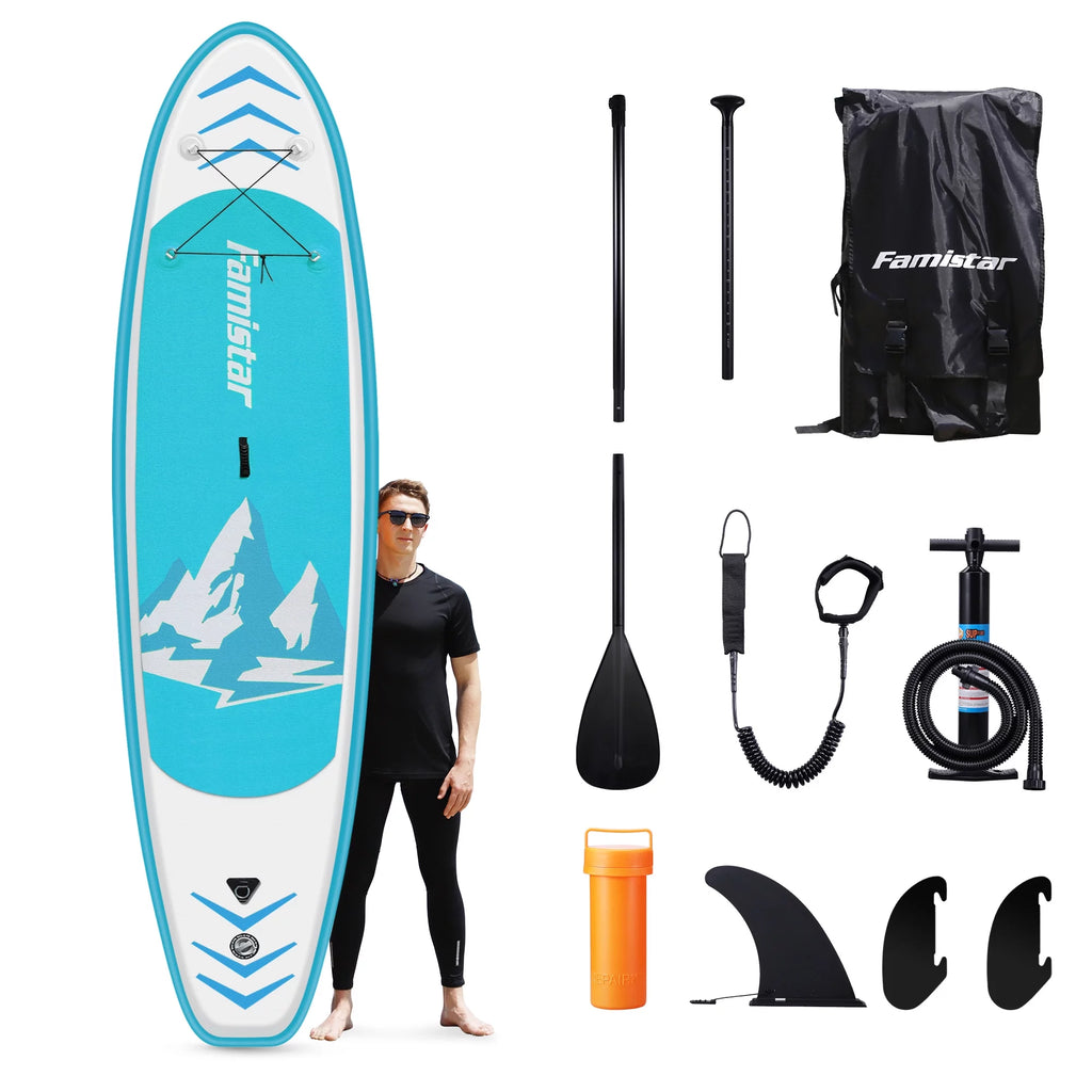Inflatable Stand Up Paddle Board with Adjustable Paddle L8019