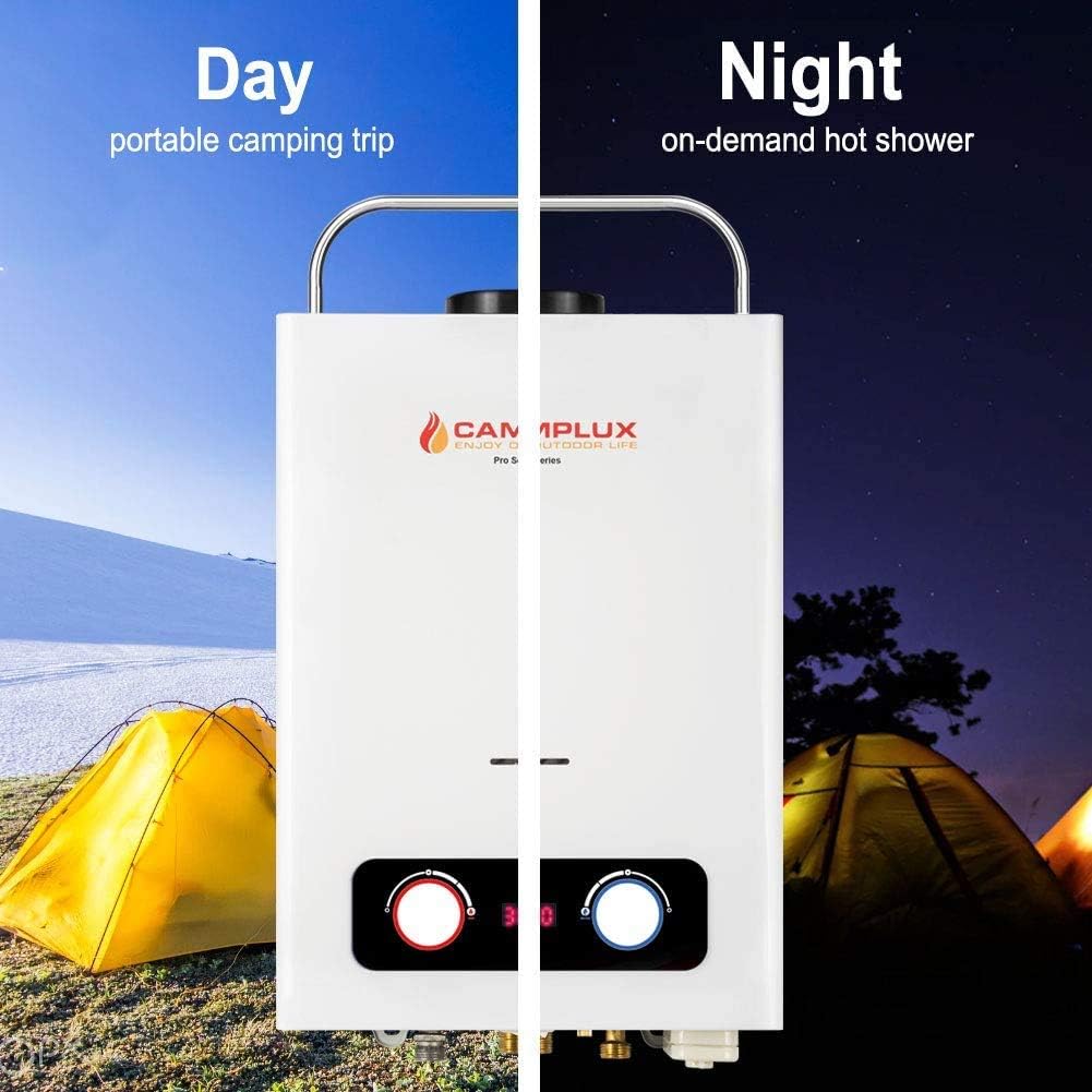 1.58 GPM Portable Propane Tankless Water Heater with Water Pump G48018