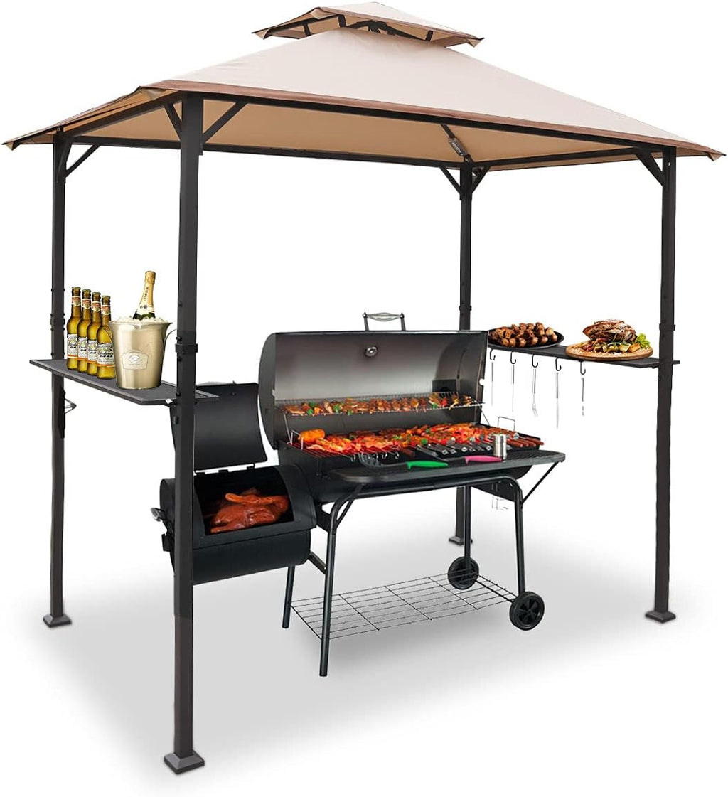 8'x5' Grill Gazebo BBQ Patio Shelter Canopy Y704