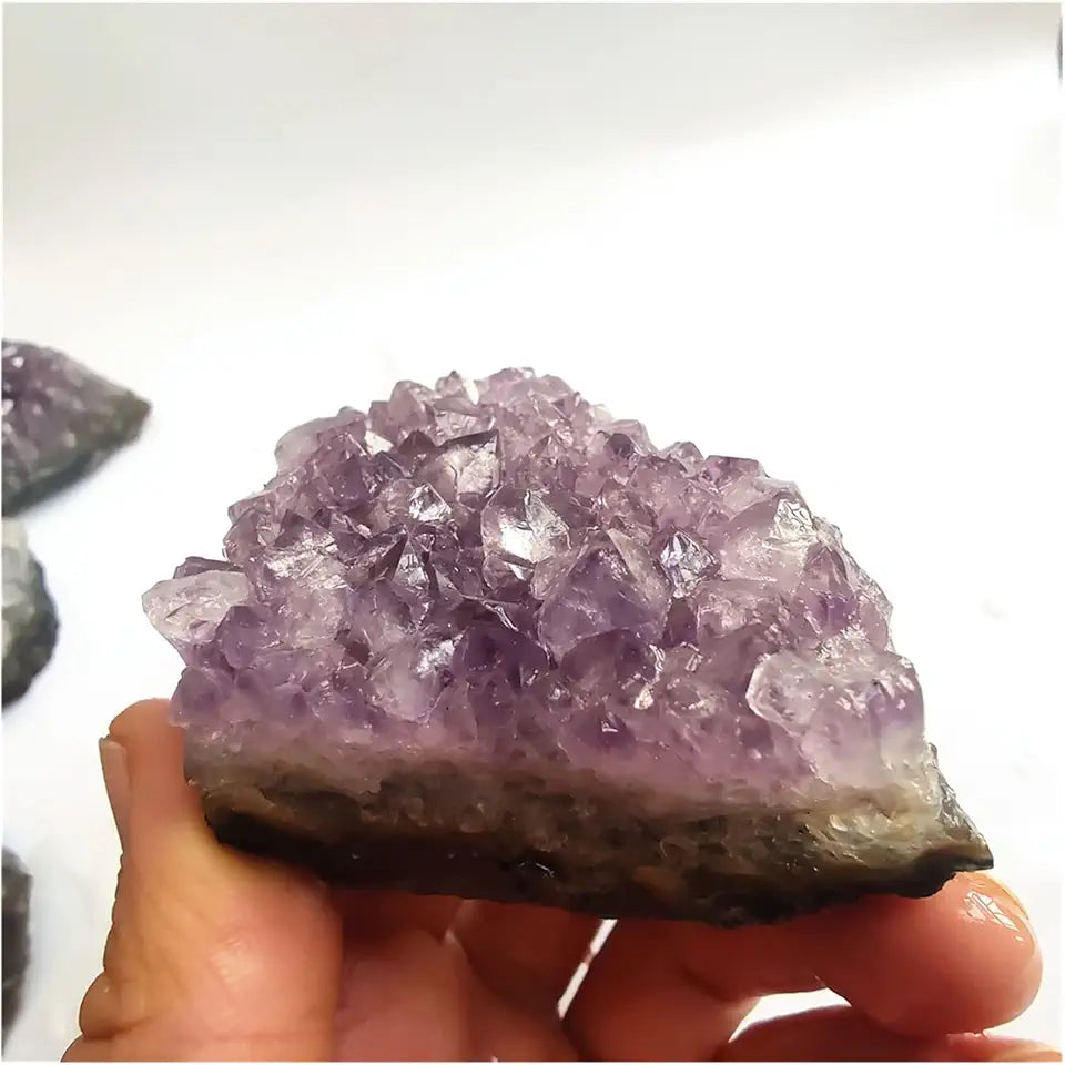 Natural Big Raw Amethyst Quartz Crystal Cluster Healing Stones Specimen O549