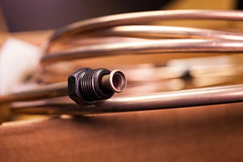 25 ft 1/4 Copper-Nickel Brake Line Tubing Coil and Fitting Kit J587504