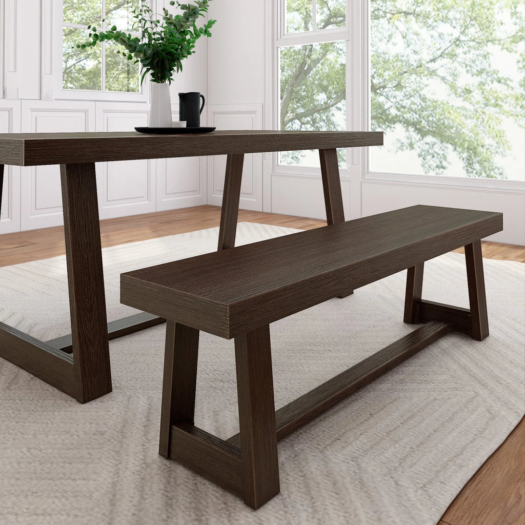 60" Solid Wood Dining Bench I4842