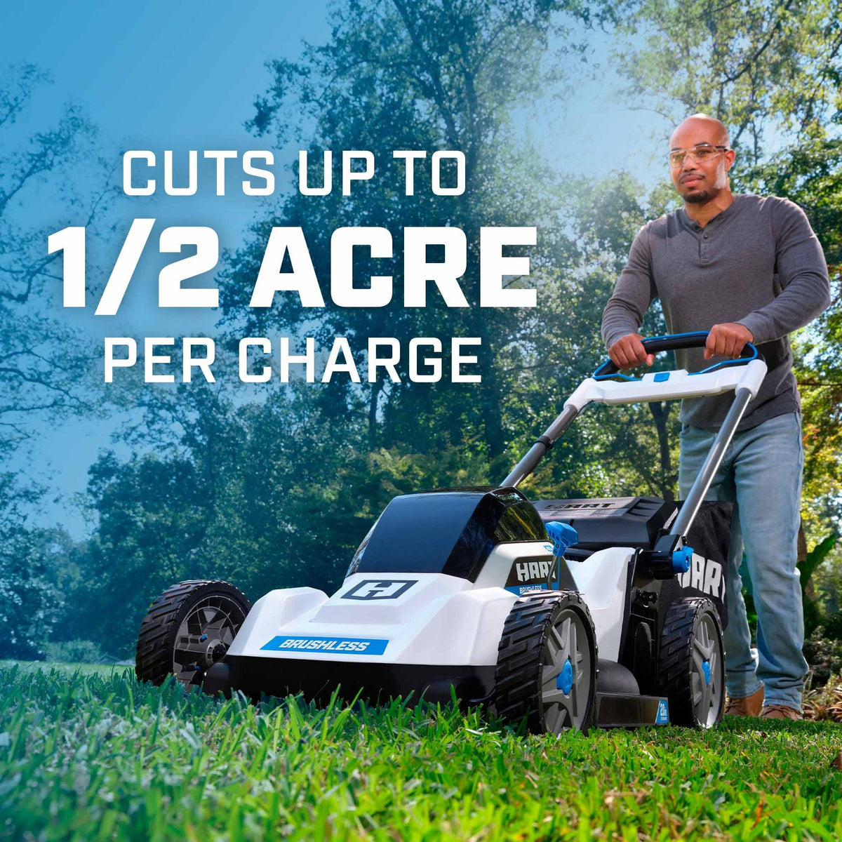 20-inch Cordless Brushless Push Mower Kit G8049