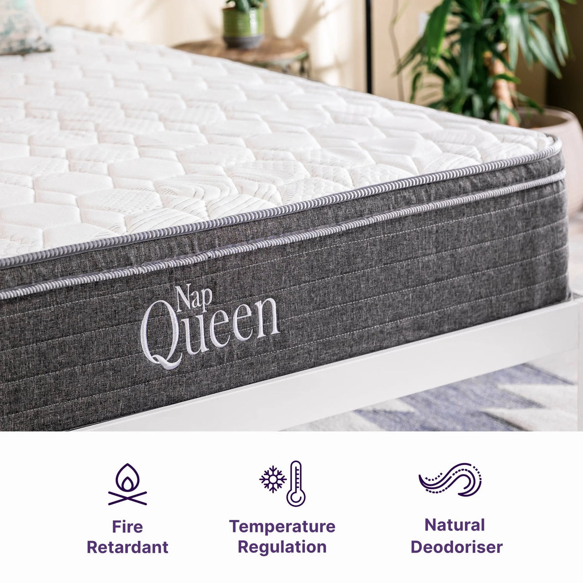 Queen Size Hybrid Memory Foam Pocket Spring Mattress H31062