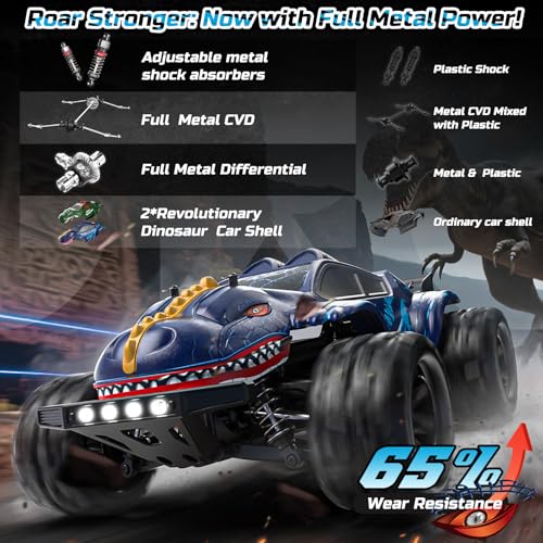 1:16 4WD Off-Road RC Monster Truck with 2 Batteries N473