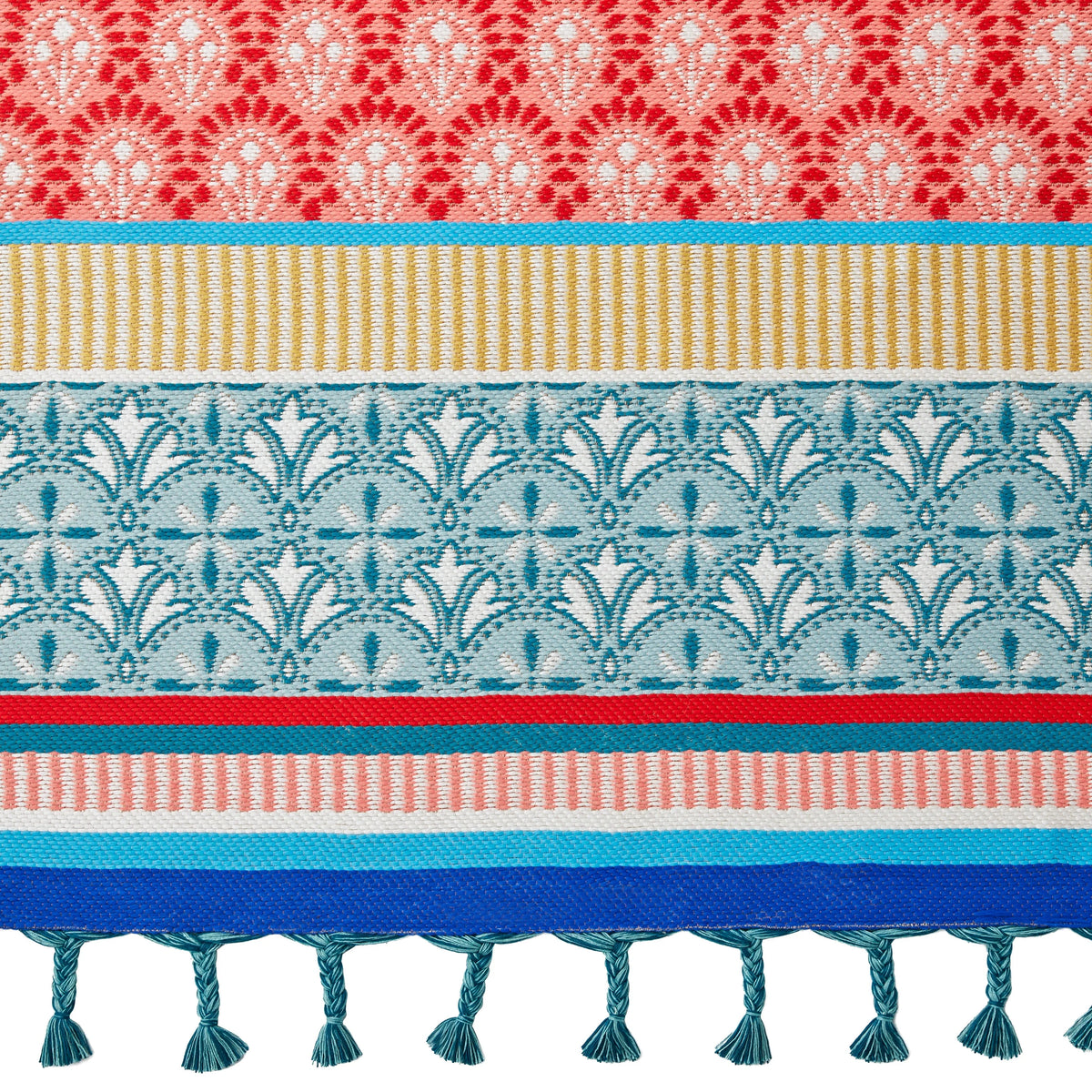 5' x 7' Multi-Color Outdoor Rug C18407