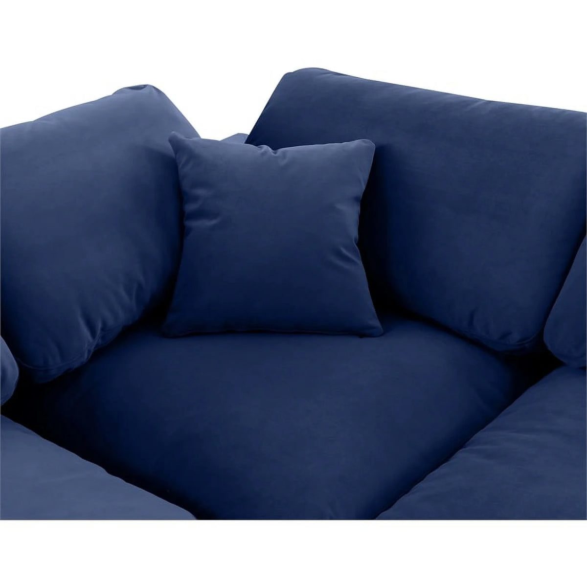 Navy Velvet Modular Sectional E68791