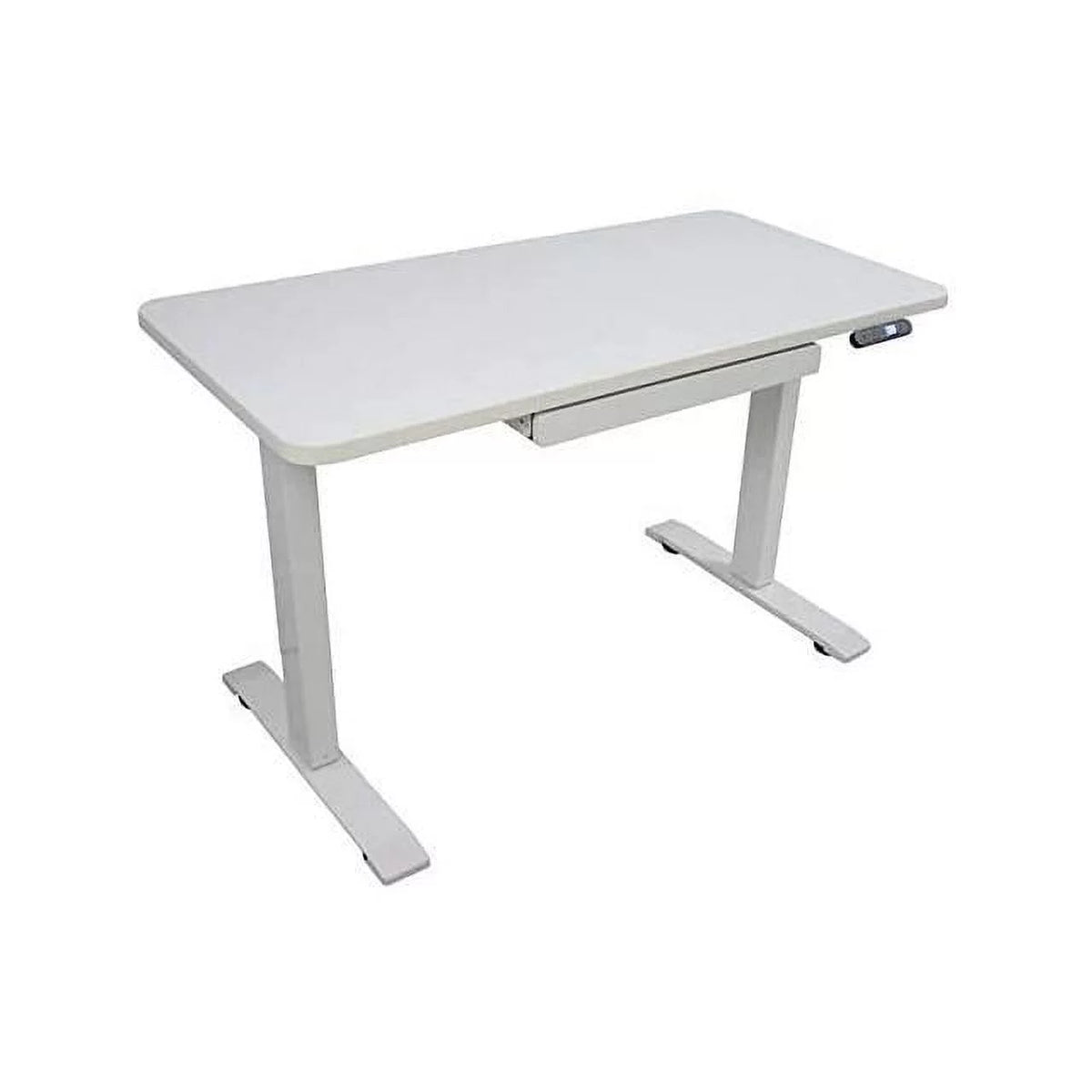 Electric Height Adjustable Desk 24"x48" Snow White G662