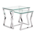 Silver Nesting End Table Set of 2 I316740