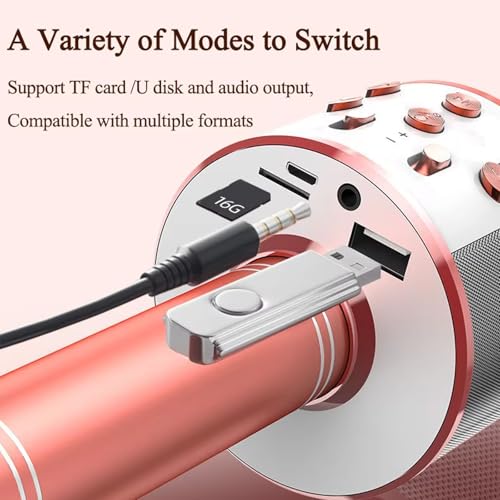 Wireless Bluetooth Karaoke Microphone 3-in-1 U593374