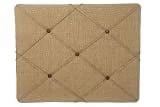 Natural Tan Burlap Bulletin Picture & Memo Board T69306