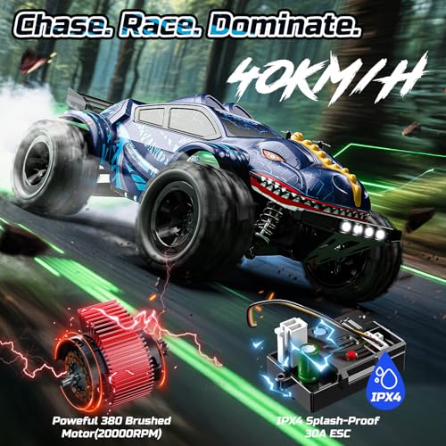 1:16 4WD Off-Road RC Monster Truck with 2 Batteries N473