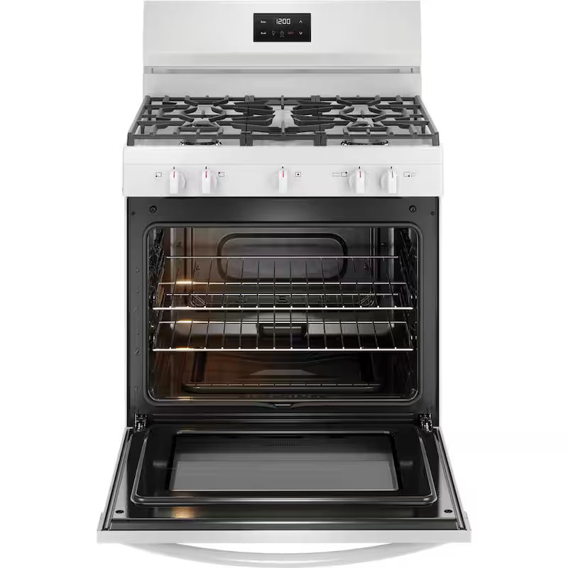 5 Burner Freestanding Gas Range in White W70847