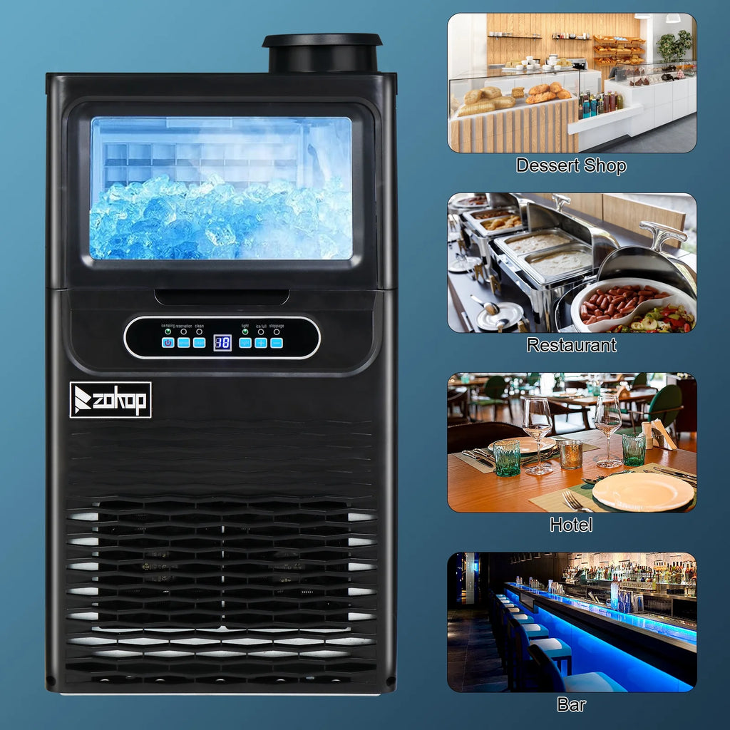 Commercial Ice Maker with 11lbs Storage Capacity B312