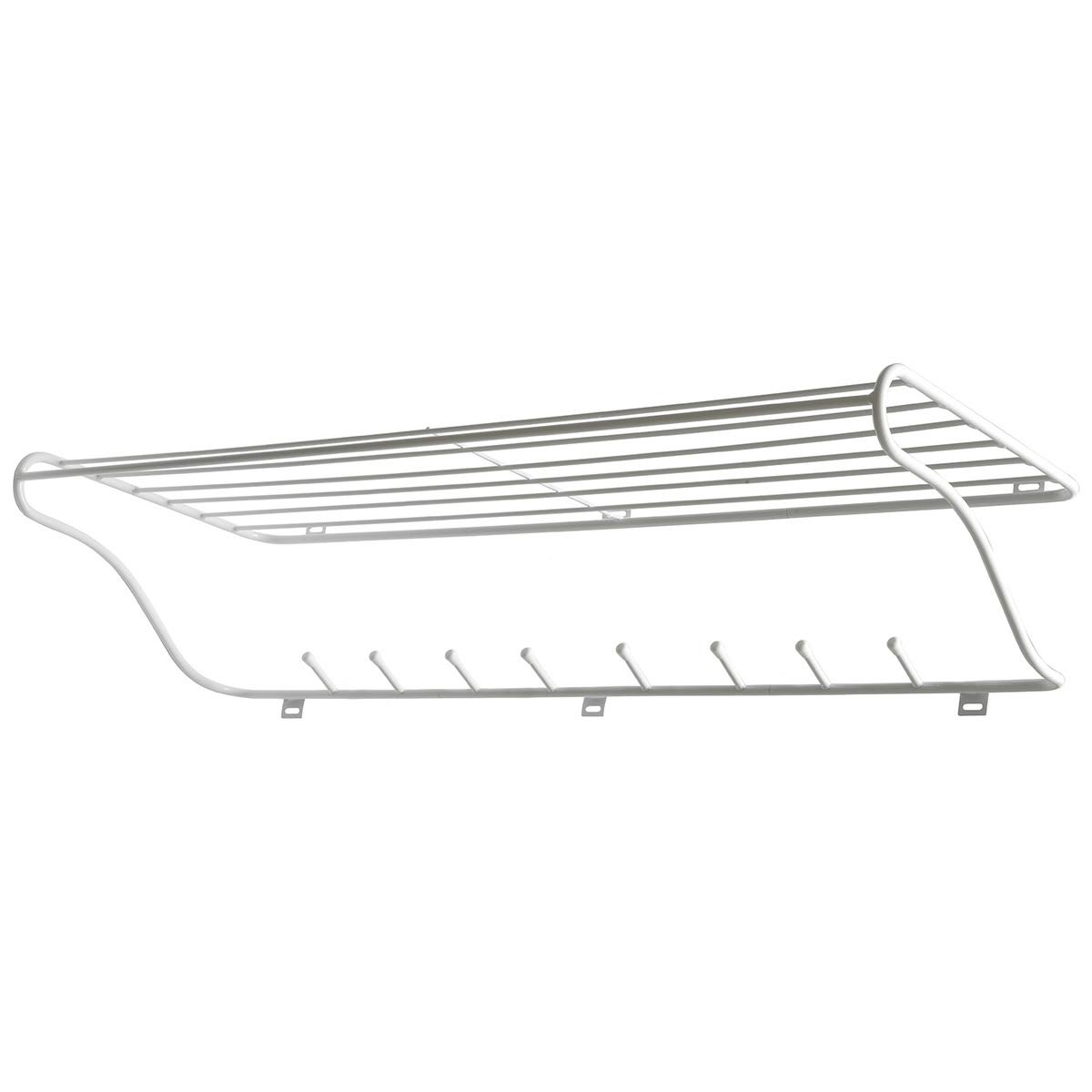 White Metal Hat Rack C455