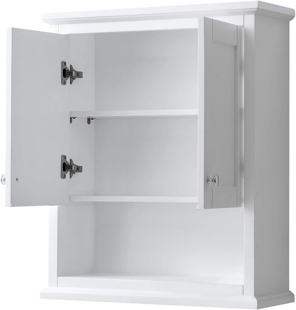 Wall-Mounted Bathroom Storage Cabinet in White R995