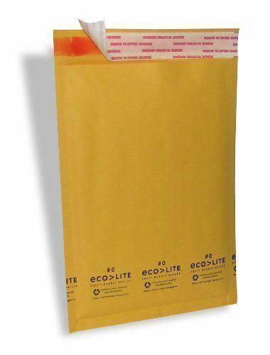 8" x 4" Peel-Off Self-Seal Bubble Cushioned Mailers, 500 Pack R632