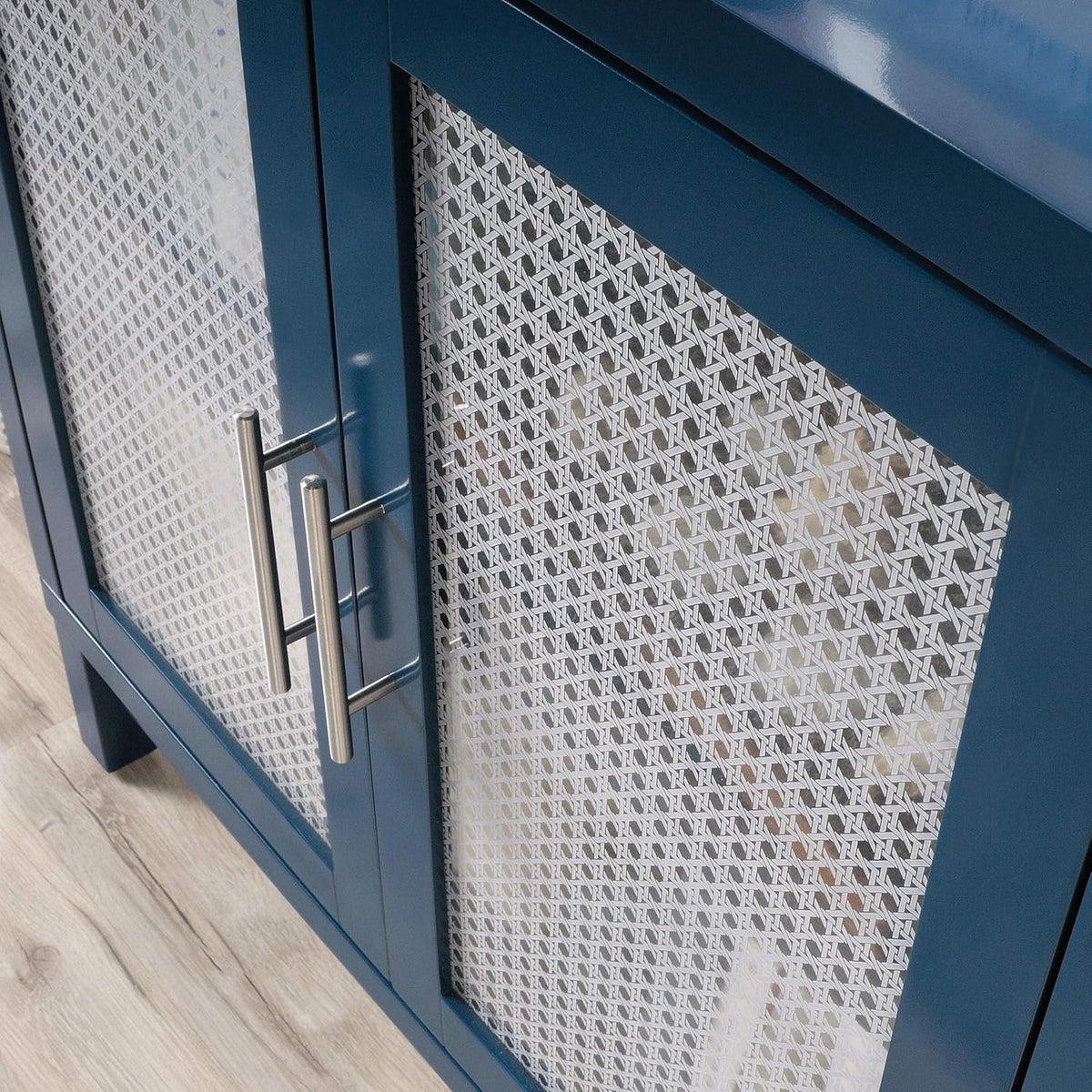 Navy Accent Storage Cabinet N7138