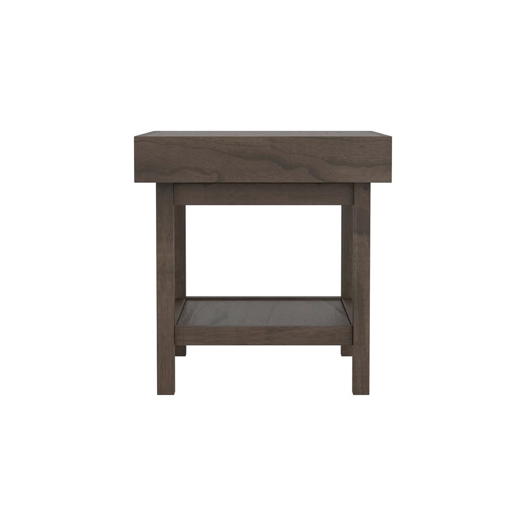 Rectangle End Table with Shelf A127