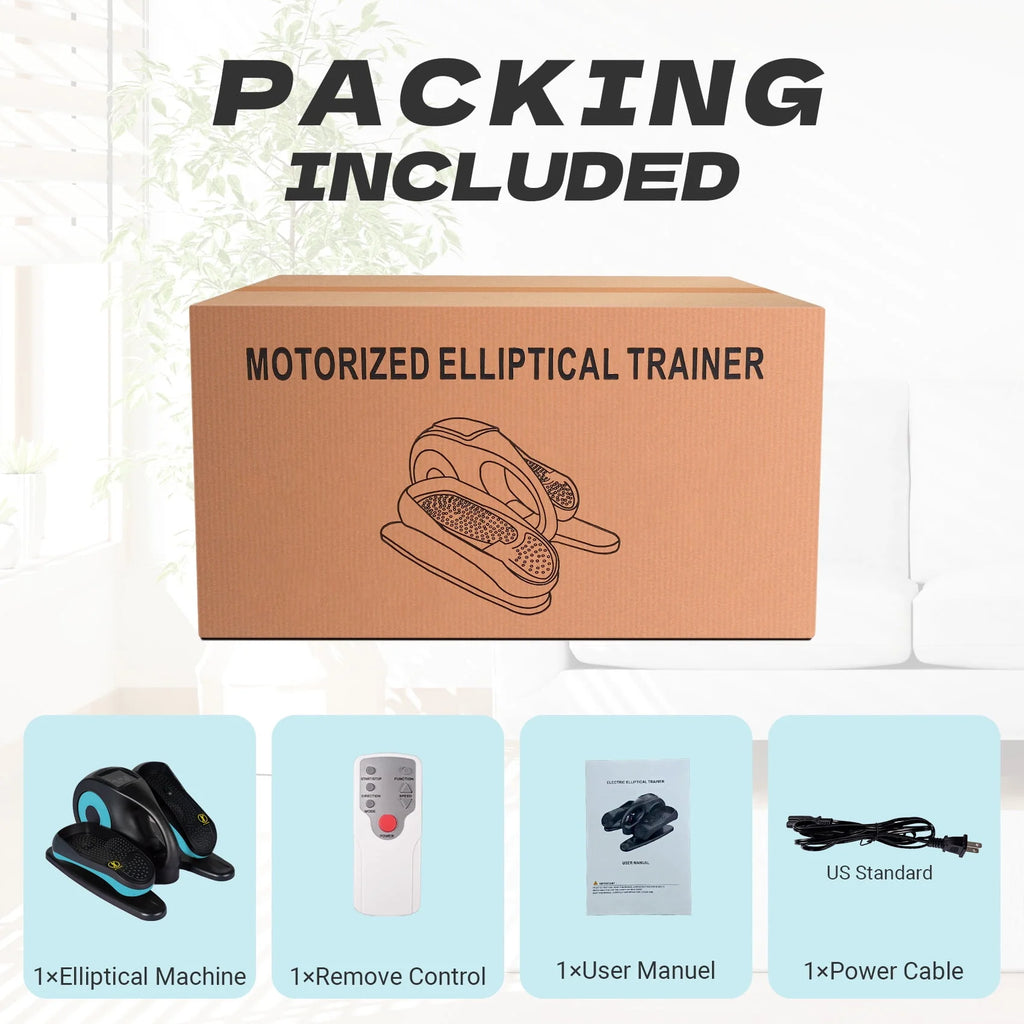 Under Desk Elliptical Machine Blue U880935