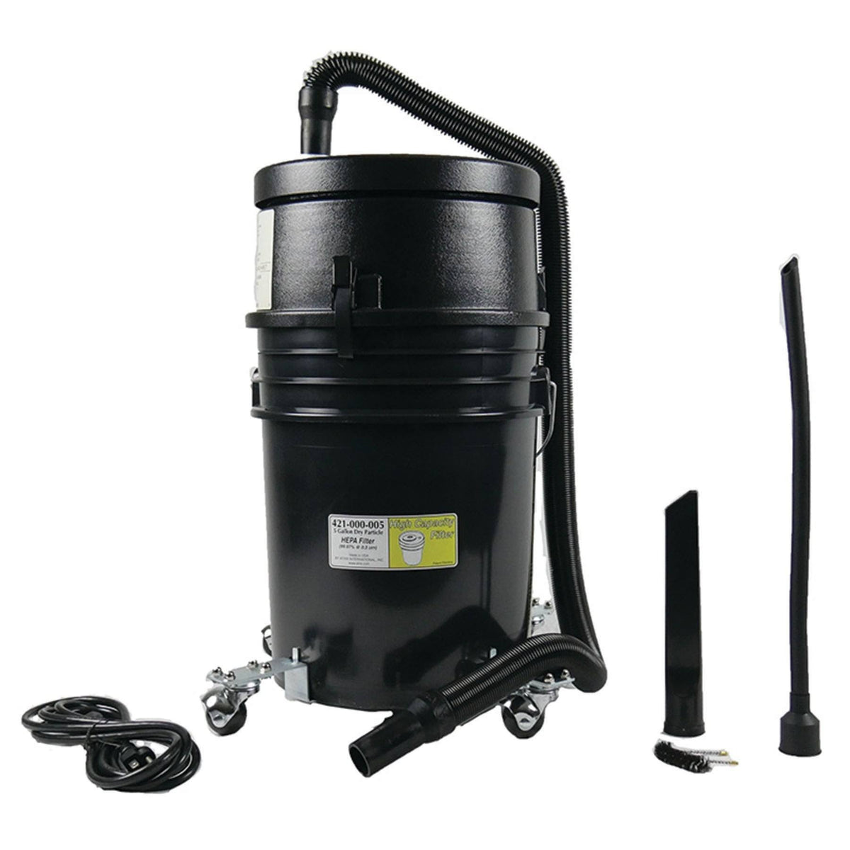 HEPA Canister Vacuum, Black N837696