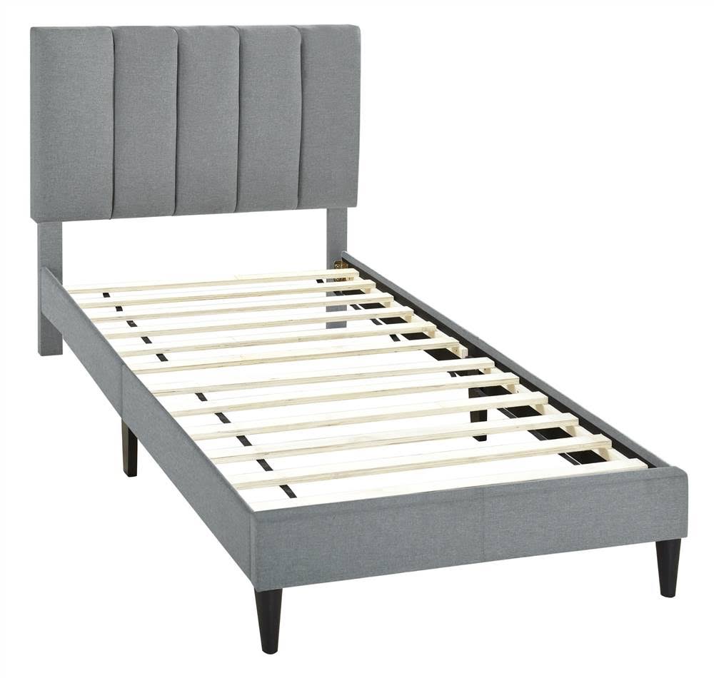 Vertical Channeled Platform Bed P554345