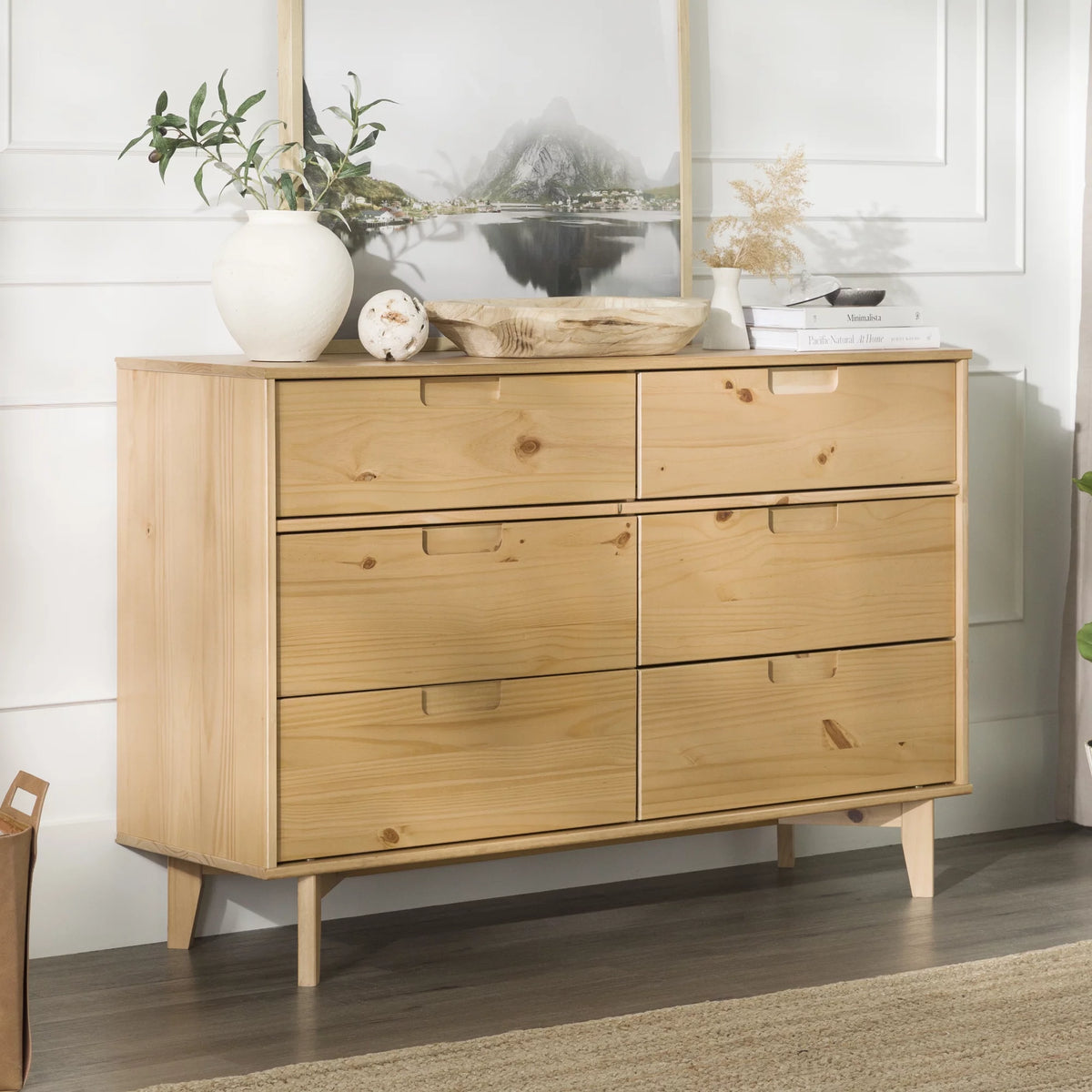 6 Drawer Solid Wood Dresser S543623