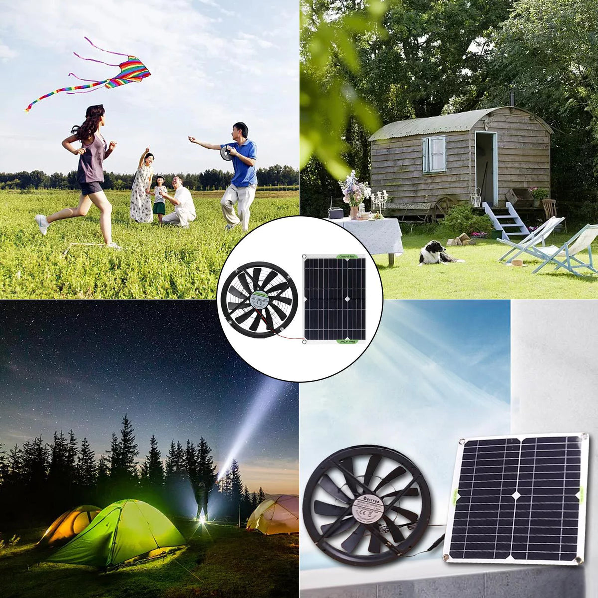 100W Solar Exhaust Fan U285