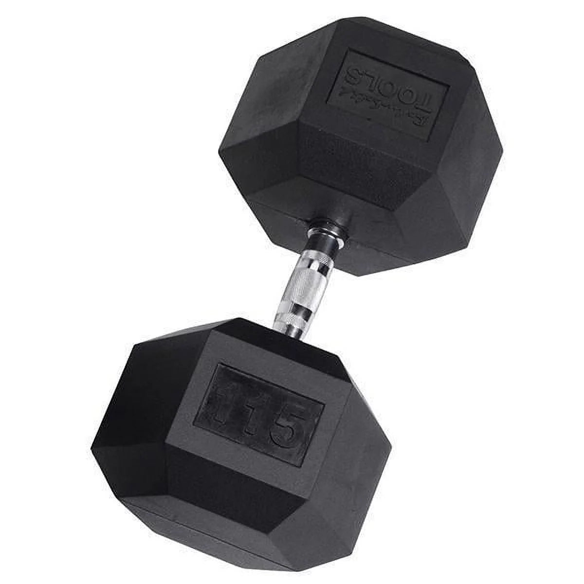 Rubber Coated Hex Dumbbells 35 lb E9082