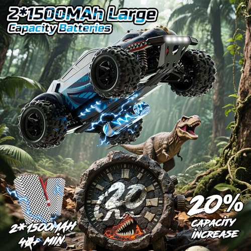 1:16 4WD Off-Road RC Monster Truck with 2 Batteries N473