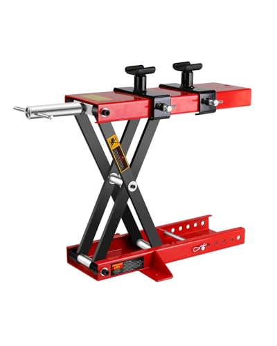 1100LBS Motorcycle Scissor Lift Jack with Dolly Wheels I512