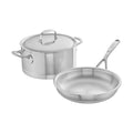 3pc Stainless Steel Cookware Set H41006