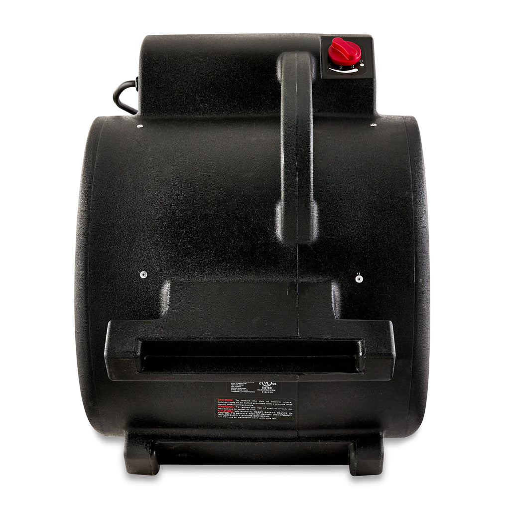 1 HP 3-Speed Utility Fan Air Mover Black Y564
