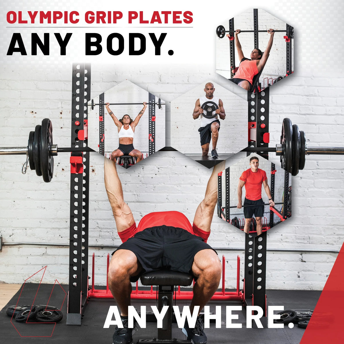 400 LB Olympic Weight Set with Barbell and Clips F90283