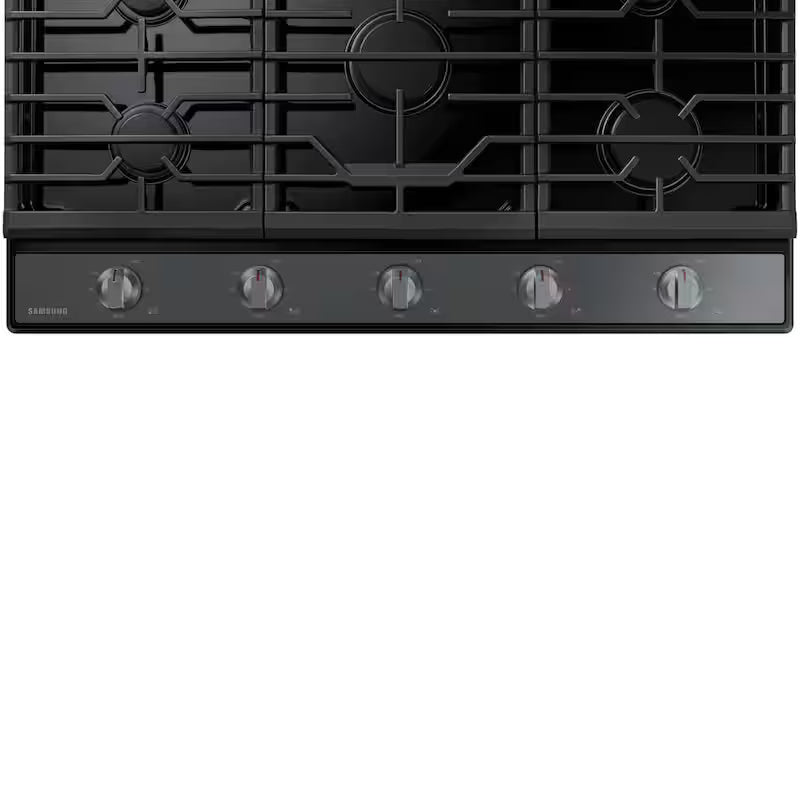 Gas Cooktop in Black Stainless Steel with 5-Burners Q398366