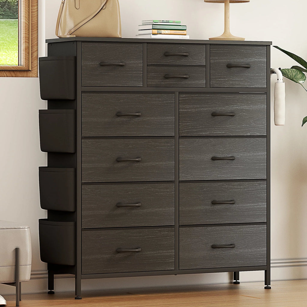 12 Drawer Fabric Dresser I30035