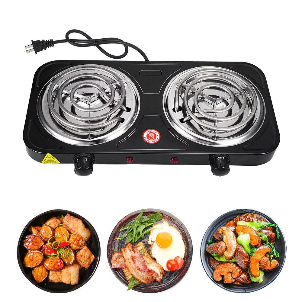 Double-burner Electric Hot Plate 220v 2000W E221