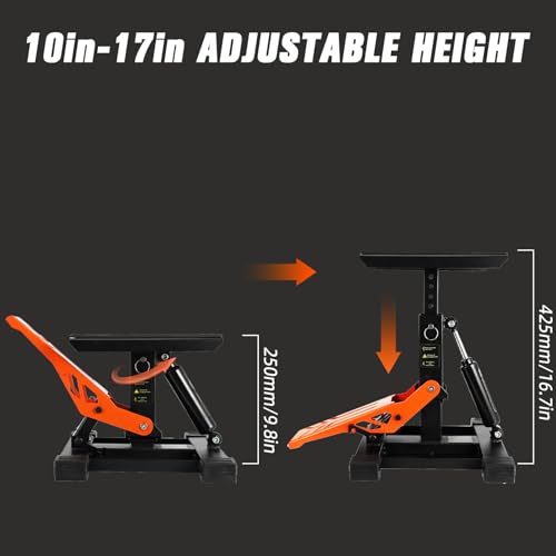 Motorcycle Lift Stand 1000Lbs Hydraulic Adjustable Height P208939