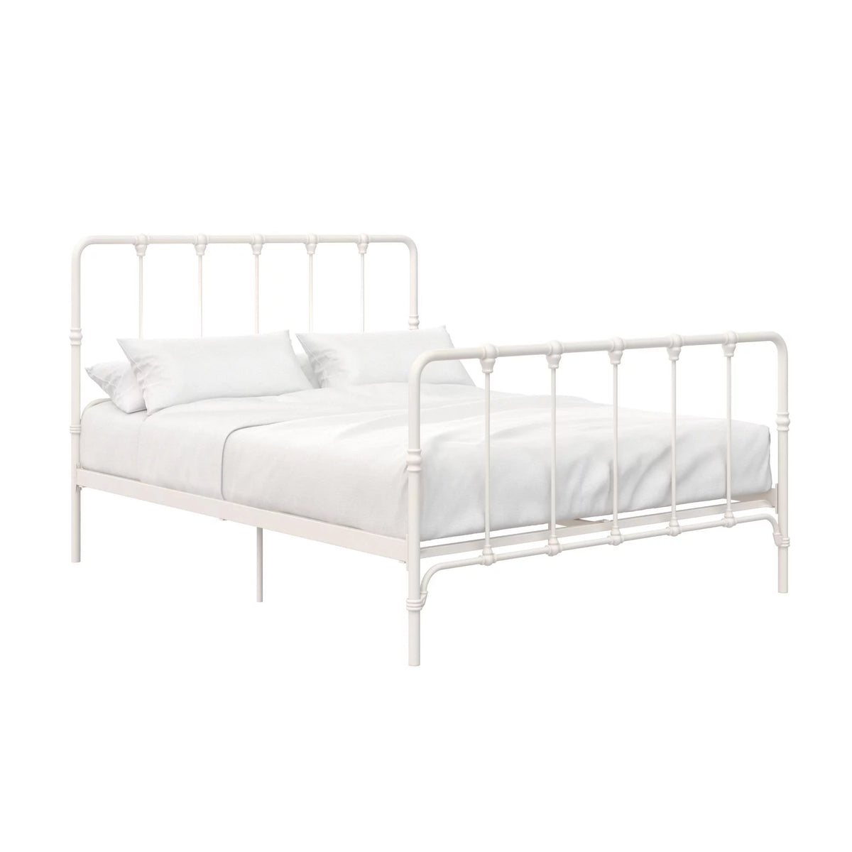 King Gray Metal Bed Z663