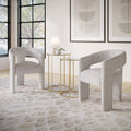 Jacquard Fabric Upholstered Armchair C1116