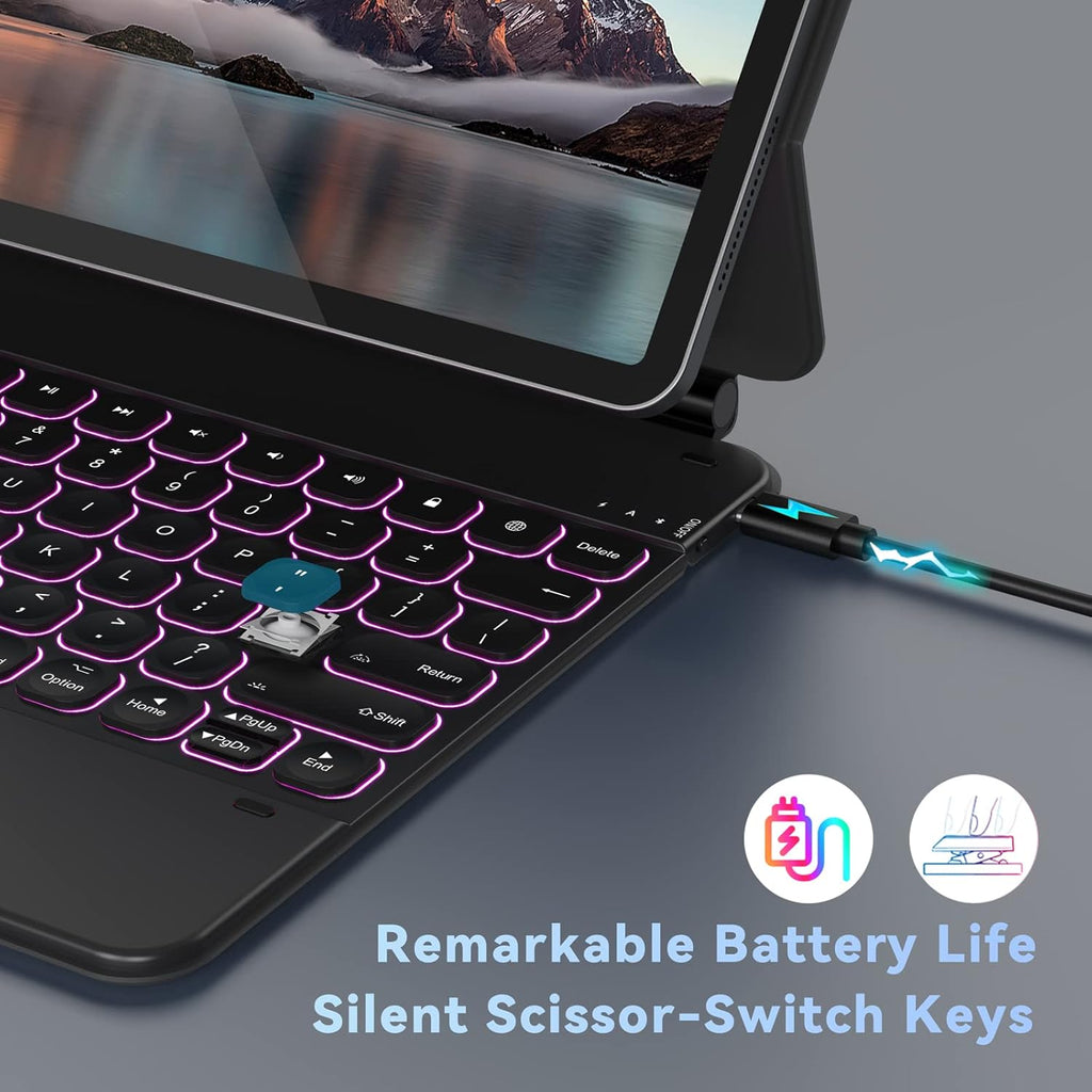 Bluetooth Keyboard with Trackpad Black N4662
